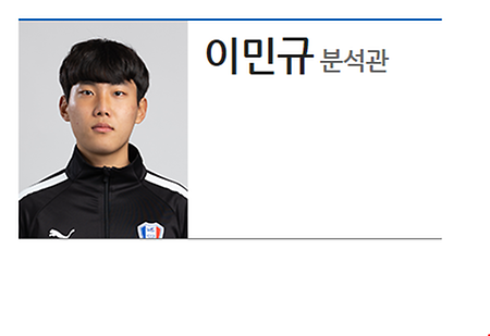 이민규, 수원삼성블루윙즈 U-15 분석관 합류